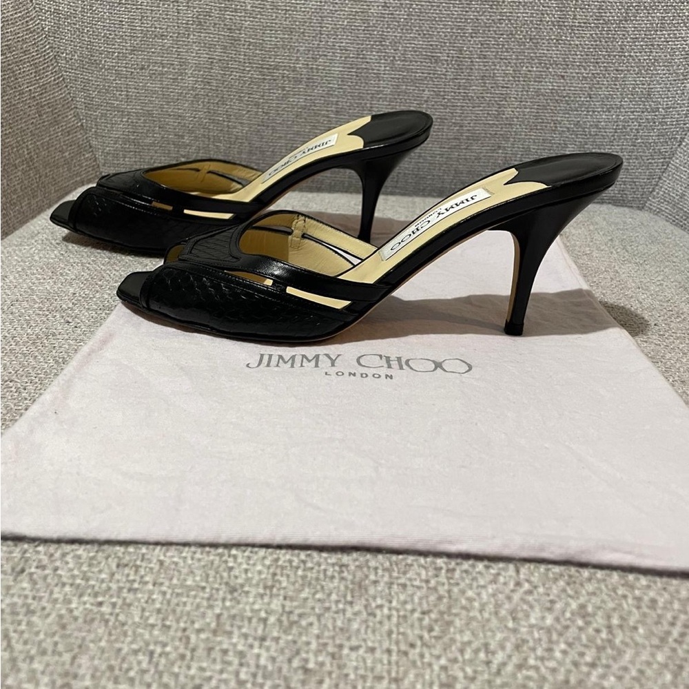 Jimmy Choo Black Women's Heels - Picture 6 of 9